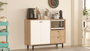 Hanah Home RE2-SW Armario Multiusos Roble y Blanco